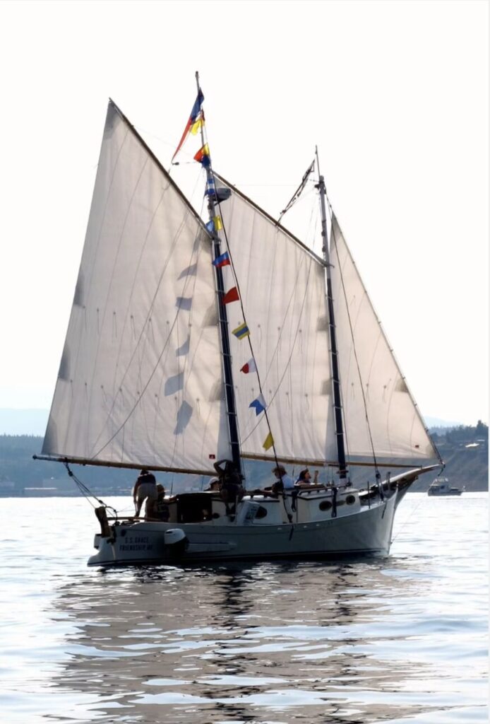 San Juan Sharpie, Gaff-Rigged Scooner